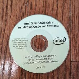 Intel Solid-State Drive Installation Guide CD